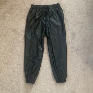 A New Day Faux Leather Joggers